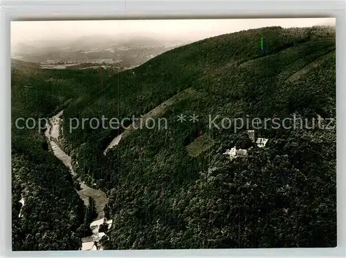 AK / Ansichtskarte Klingenmuenster Klingenbachtal und Ruine Landeck Fliegeraufnahme Kat. Klingenmuenster