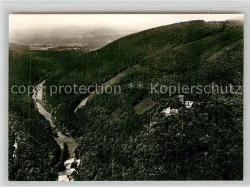 AK / Ansichtskarte Klingenmuenster Klingenbachtal und Ruine Landeck Fliegeraufnahme Kat. Klingenmuenster