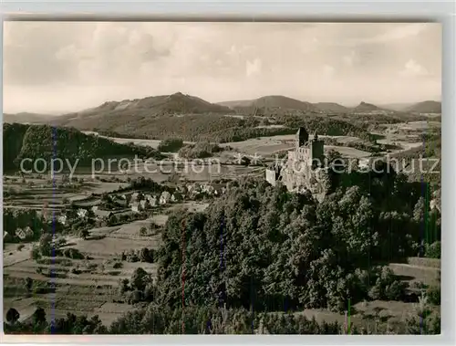 AK / Ansichtskarte Bad Bergzabern Ritterburg Berwartstein Fliegeraufnahme Kat. Bad Bergzabern