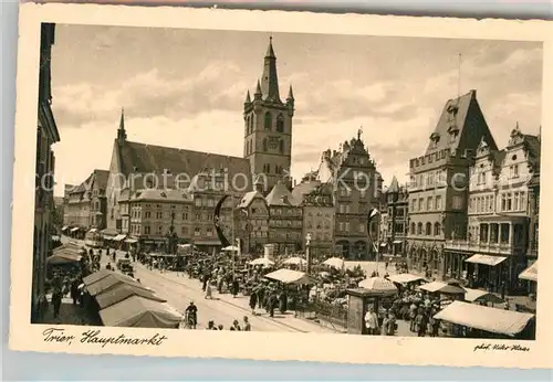 AK / Ansichtskarte Trier Hauptmarkt Kat. Trier