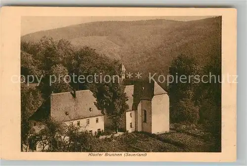 AK / Ansichtskarte Endorf Sauerland Kloster Brunnen Kat. Sundern (Sauerland)