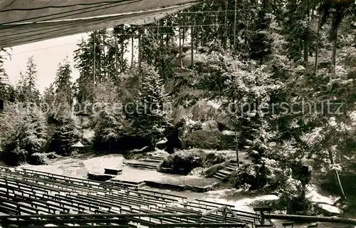 AK / Ansichtskarte Wunsiedel Felsenlabyrinth Naturbuehne Gaststaette Luisenburg im Fichtelgebirge Kat. Wunsiedel