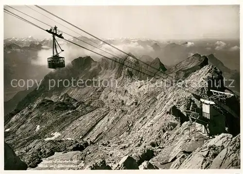 AK / Ansichtskarte Seilbahn Saentis Glarneralpen  Kat. Bahnen