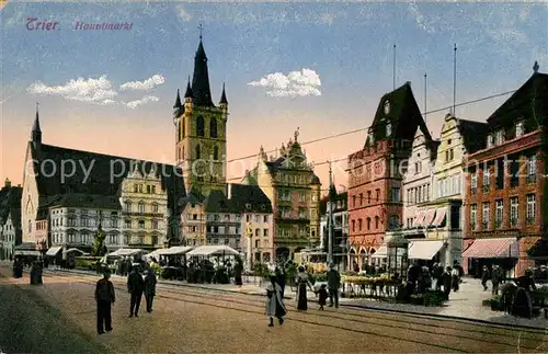 AK / Ansichtskarte Trier Hauptmarkt Kat. Trier