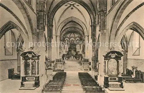 AK / Ansichtskarte Trier Dom Inneres Kat. Trier