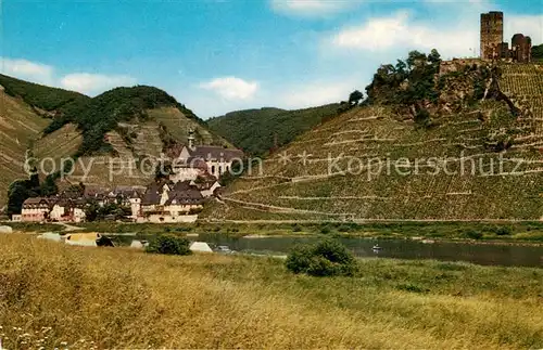 AK / Ansichtskarte Beilstein Mosel mit Burgruine Metternich Kat. Beilstein