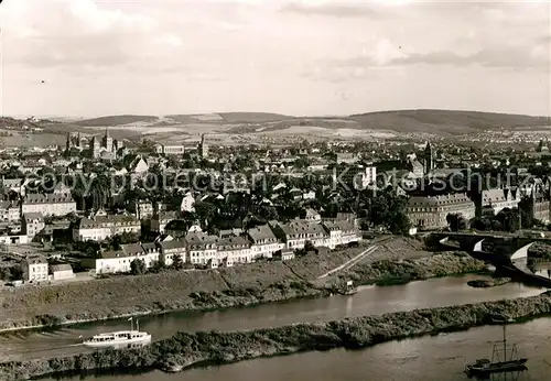 AK / Ansichtskarte Trier Panorama mit Moselbruecke Kat. Trier