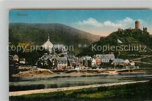 AK / Ansichtskarte Beilstein Mosel Teilansicht mit Burg Kat. Beilstein