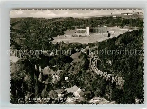 AK / Ansichtskarte Manderscheid Eifel Fliegeraufnahme Eifelsanatorium Kat. Manderscheid