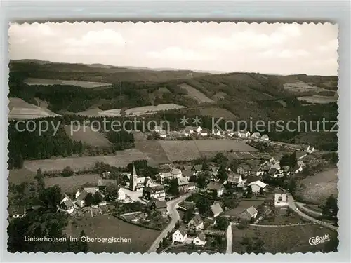 AK / Ansichtskarte Lieberhausen Fliegeraufnahme Kat. Gummersbach