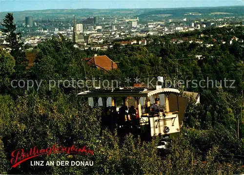 AK / Ansichtskarte Bergbahn Poestlingbergbahn Linz an der Donau Kat. Bergbahn