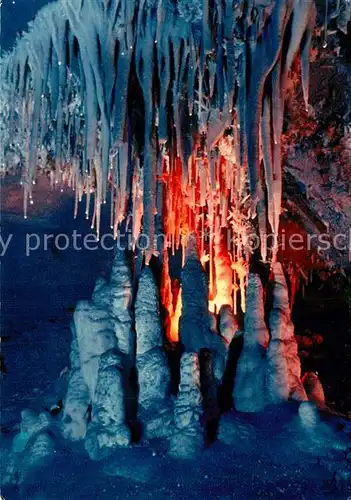 AK / Ansichtskarte Hoehlen Caves Grottes Lacave Obelisque Lumiere Noire  Kat. Berge