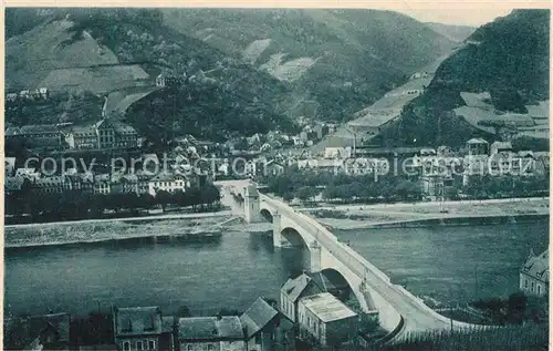 AK / Ansichtskarte Cochem Mosel Teilansicht Moselbruecke  Kat. Cochem