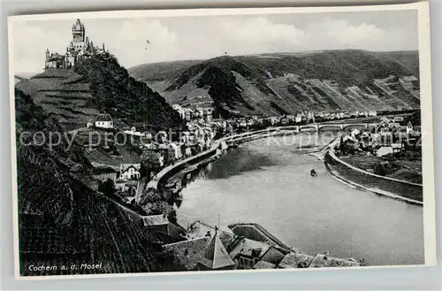 AK / Ansichtskarte Cochem Mosel Teilansicht  Kat. Cochem