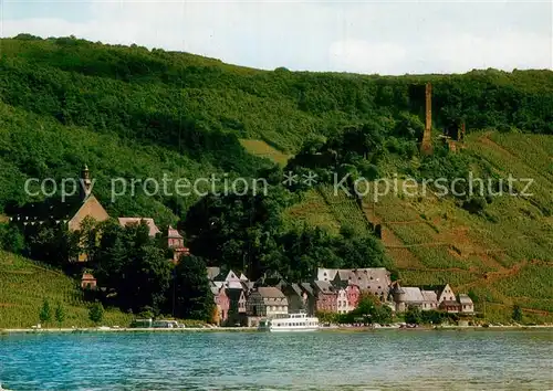 AK / Ansichtskarte Beilstein Mosel mit Burgruine Metternich Kat. Beilstein