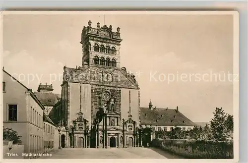 AK / Ansichtskarte Trier Mathiaskirche Kat. Trier