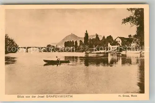 AK / Ansichtskarte Honnef Bad Insel Grafenwerth Kat. Bad Honnef