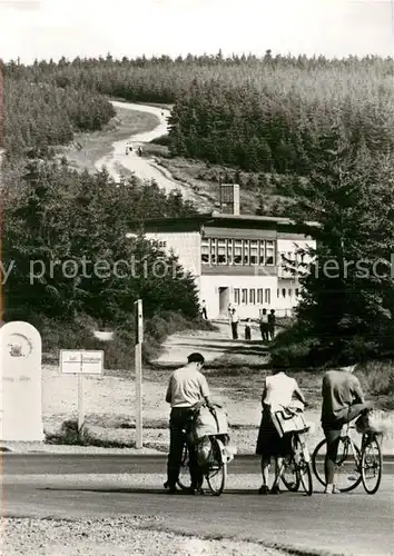 AK / Ansichtskarte Oberhof Thueringen Grenzadler am Rennsteig Kat. Oberhof Thueringen