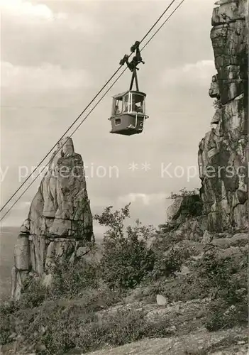 AK / Ansichtskarte Seilbahn Thale  Kat. Bahnen