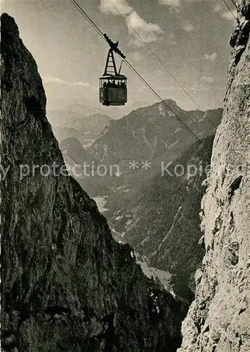 AK / Ansichtskarte Seilbahn Rauschberg Ruhpolding Hoerndlwand Trauntal  Kat. Bahnen