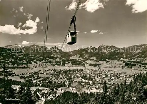 AK / Ansichtskarte Seilbahn Nebelhorn  Kat. Bahnen