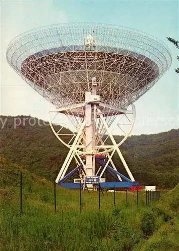 AK / Ansichtskarte Astronomie Radioteleskop Effelsberg Bad Muenstereifel  Kat. Wissenschaft Science