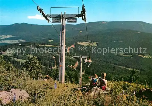 AK / Ansichtskarte Sessellift Grosser Arber  Kat. Bahnen