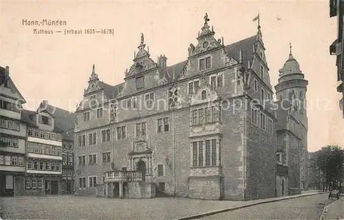 AK / Ansichtskarte Hann. Muenden Rathaus Kat. Hann. Muenden