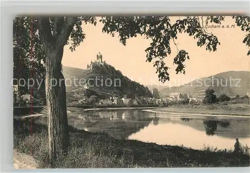 AK / Ansichtskarte Cochem Mosel Teilansicht Burg  Kat. Cochem