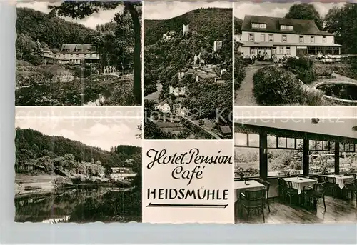 AK / Ansichtskarte Manderscheid Eifel Hotel Pension Cafe Heidsmuehle Kat. Manderscheid