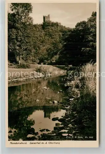 AK / Ansichtskarte Manderscheid Eifel Oberburg Kat. Manderscheid