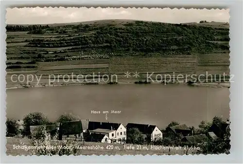 AK / Ansichtskarte Schalkenmehren Haus am Maar Kat. Schalkenmehren