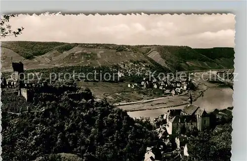 AK / Ansichtskarte Beilstein Mosel mit Burgruine Metternich Karmelitenkloster und Ellenz Kat. Beilstein