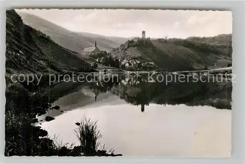 AK / Ansichtskarte Beilstein Mosel mit Karmelitenkloster und Ruine Metternich Kat. Beilstein