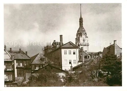 AK / Ansichtskarte Schoenberg Maehren Ortsansicht mit Kirche Kat. Maehrisch Schoenberg