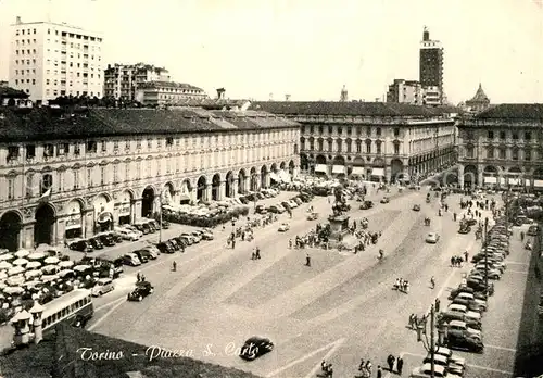 AK / Ansichtskarte Torino Piazza San Carlo Monumento Kat. Torino