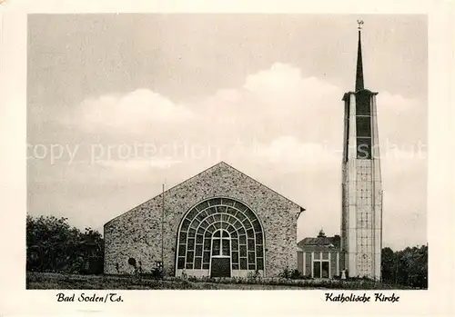 AK / Ansichtskarte Bad Soden Taunus Katholische Kirche Kat. Bad Soden am Taunus