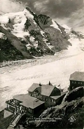 AK / Ansichtskarte Grossglockner Franz Joseph Haus Winter Kat. Oesterreich Kat. Heiligenblut