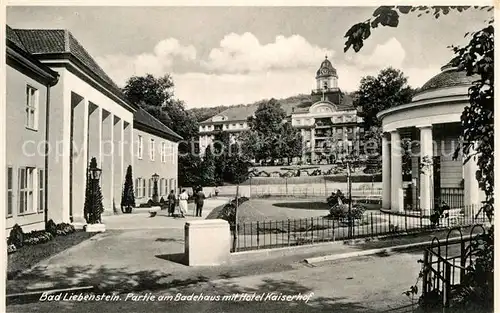 AK / Ansichtskarte Liebenstein Bad Badehaus Hotel Kaiserhof Kat. Bad Liebenstein