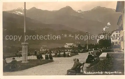 AK / Ansichtskarte Hofgastein Kurhausplatz Kat. Bad Hofgastein