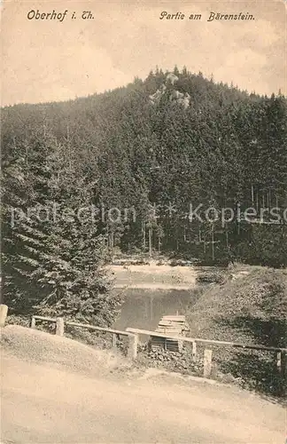 AK / Ansichtskarte Oberhof Thueringen Baerenstein Kat. Oberhof Thueringen