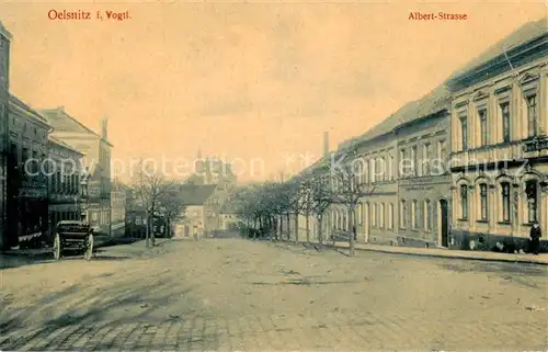 AK / Ansichtskarte Oelsnitz Vogtland Albert Strasse  Kat. Oelsnitz Vogtland