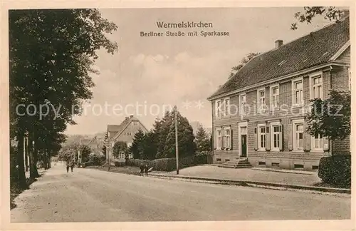 AK / Ansichtskarte Wermelskirchen Berliner Strasse Sparkasse  Kat. Wermelskirchen