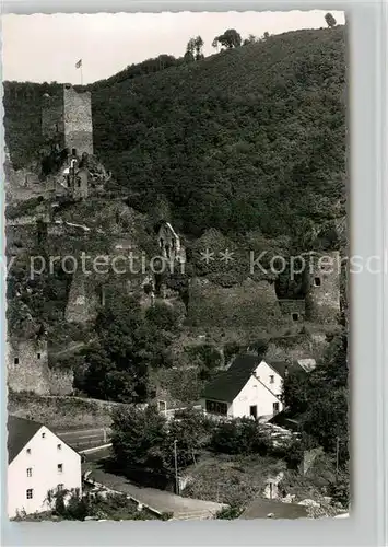 AK / Ansichtskarte Manderscheid Eifel Ober  und Niederburg mit Bruecke Kat. Manderscheid