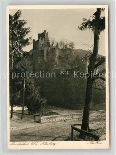 AK / Ansichtskarte Manderscheid Eifel Ober  und Niederburg Kat. Manderscheid