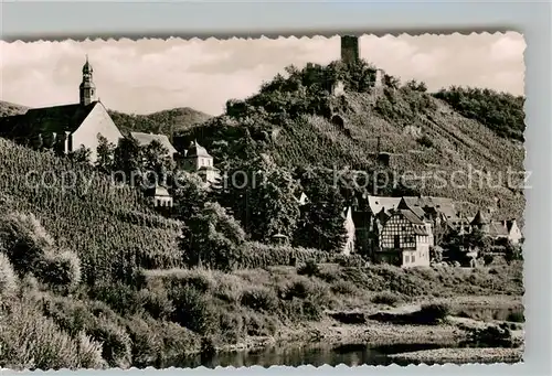 AK / Ansichtskarte Beilstein Mosel mit Burg Metternich und Karmeliter Kloster Kat. Beilstein