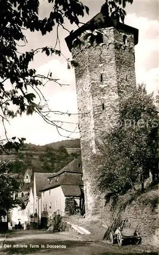 AK / Ansichtskarte Dausenau Schiefe Turm Kat. Dausenau