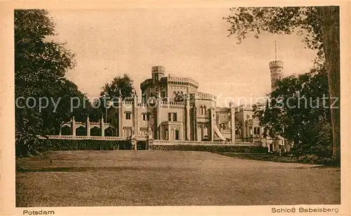 AK / Ansichtskarte Potsdam Schloss Babelsberg Kat. Potsdam