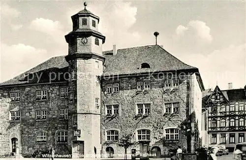 AK / Ansichtskarte Witzenhausen Rathaus Bluetenstadt im Werratal Kat. Witzenhausen