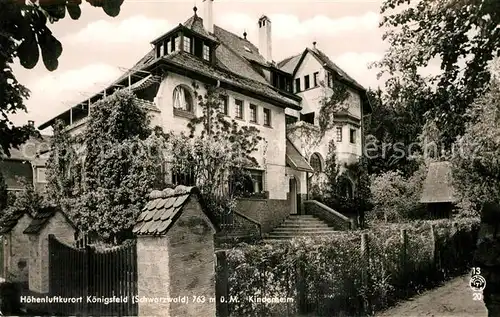 AK / Ansichtskarte Koenigsfeld Schwarzwald Kinderheim Kat. Koenigsfeld im Schwarzwald